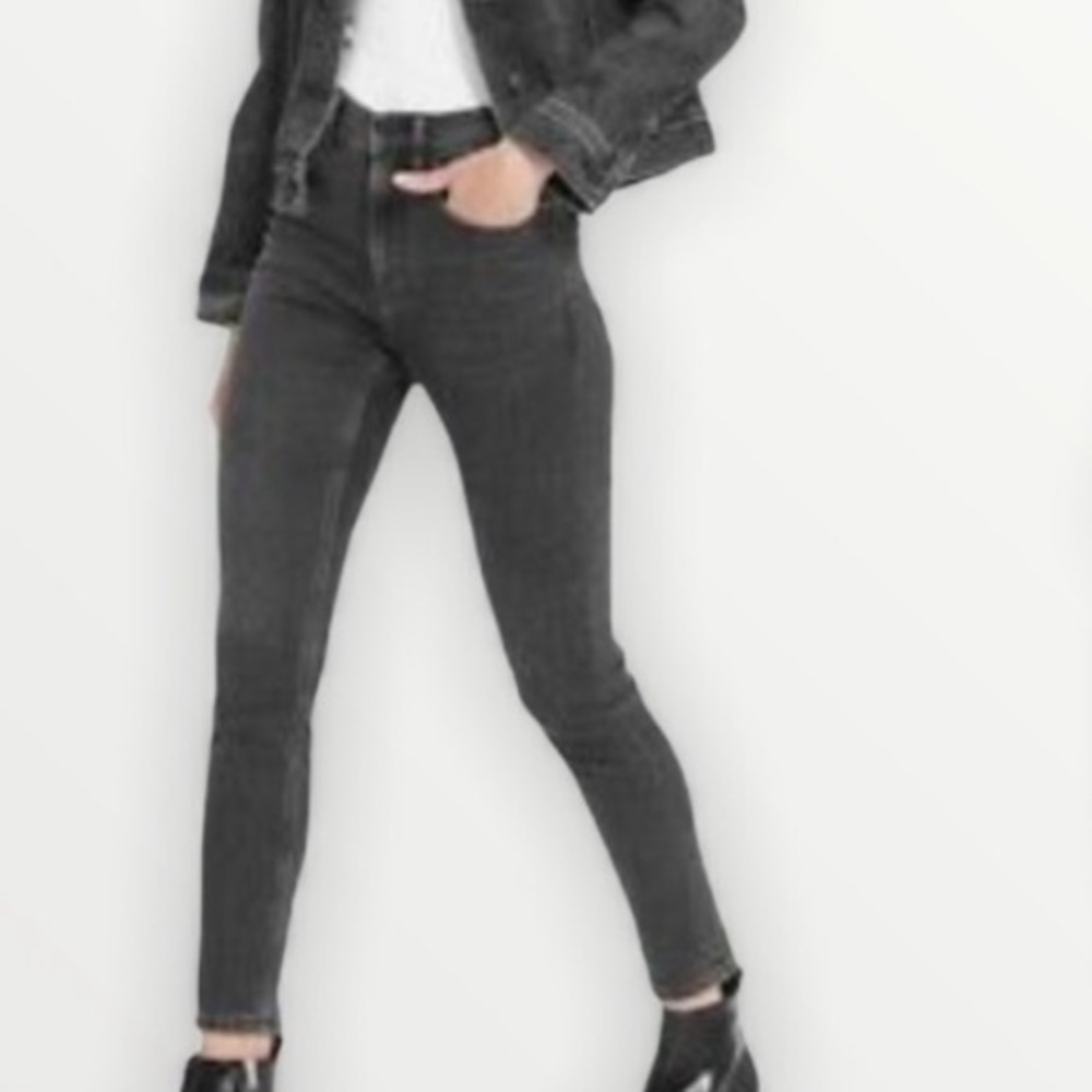 EVERLANE High Rise Skinny Fit Ankle Jeans sz 25